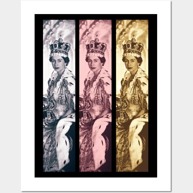 Queen Elizabeth Wall Art by valentinahramov